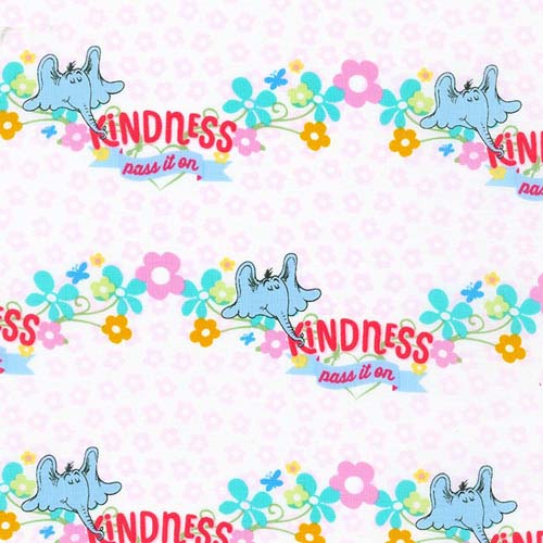 Horton Kindness - Pink - flower garlands with Horton with light pink flowers