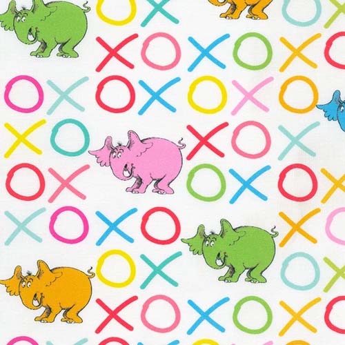 Horton Kindness - Pastel - Pastel X's and O's with Horton the elephant