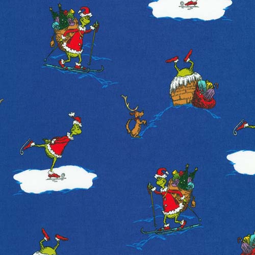 How the Grinch Stole Christmas- Stealing Christmas - Royal blue- Grinch scenes