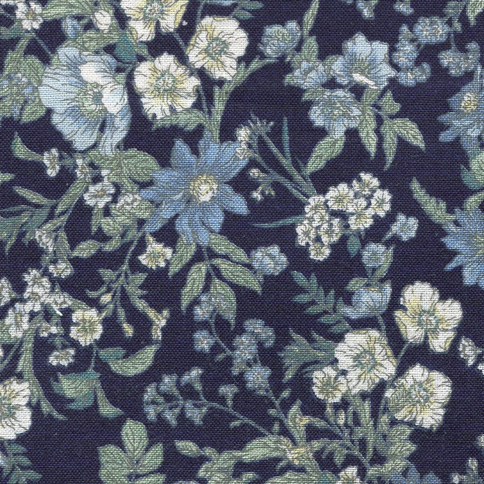 Nostalgia - Delicate Flower - Navy