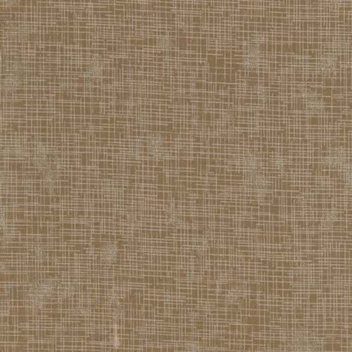 Quilter's Linen - Parchment linen textured print - brown