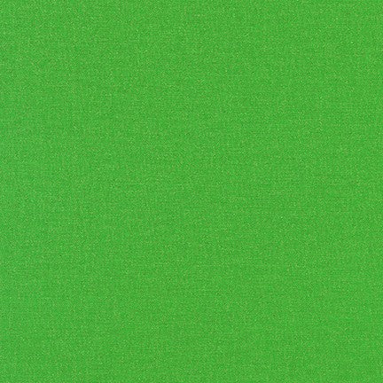 Kona Sheen Solid - Green Shimmer - Gold metallic on green