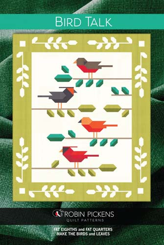 Bird Talk - Lap or twin quilt by Robin Pickens