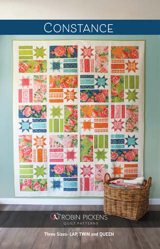 Constance-Lap, Twin, & Queen Sizes-Uses Fat Quarters & Yardage from Robin Pick