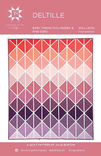 Deltille - multi sized quilt by Running Stitch Quilts
