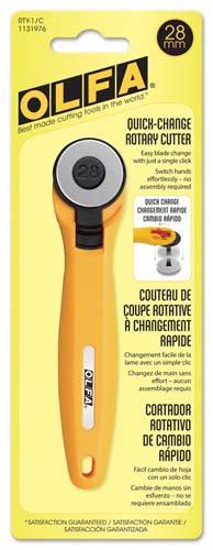 Olfa - Quick Change RotaryCutter - 28mm