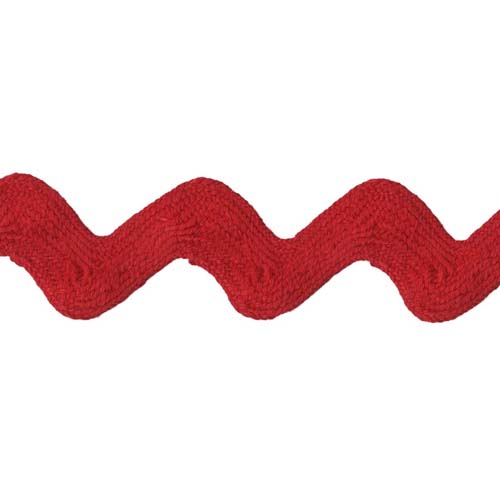 Ric Rac - Large .75" - Red