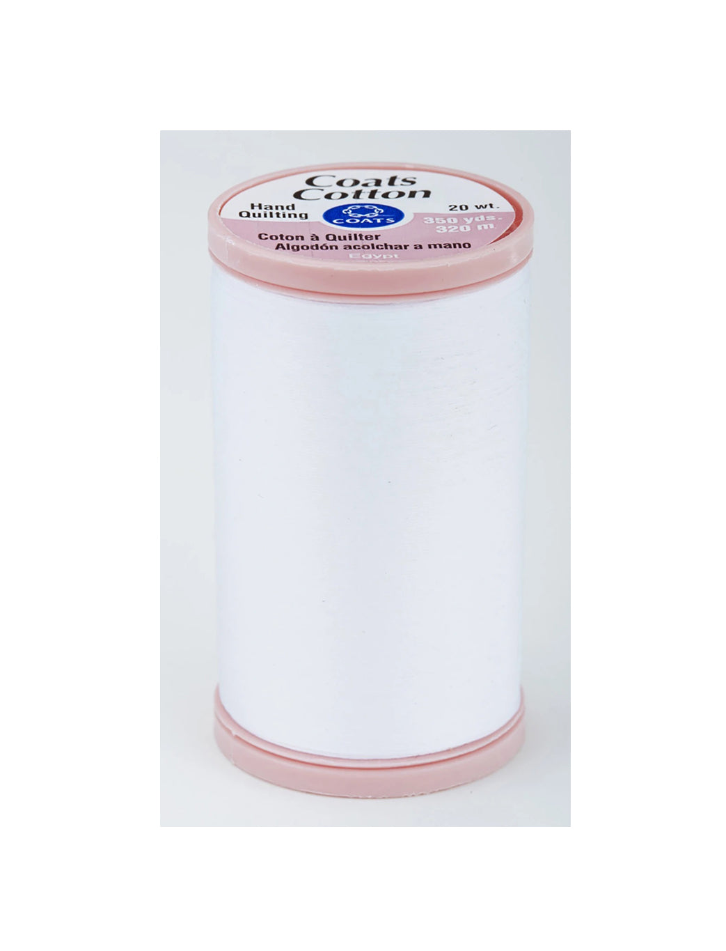 Coats & Clark 350 yds. hand quilting thread  - White 100% Cotton.