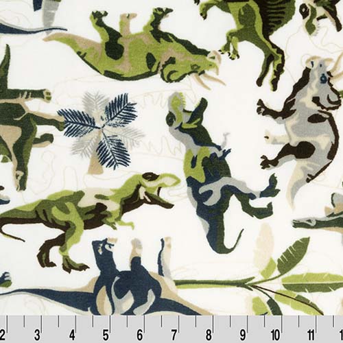 Cuddle 3 - Lost World - Sand - Dinosaurs - 100% Polyester - 58/60" wide