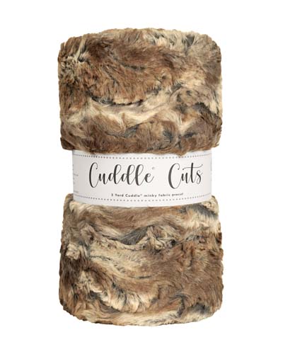 2 yard Luxe Cuddle - CutWild Rabbit - Driftwood - 58/60 wide
