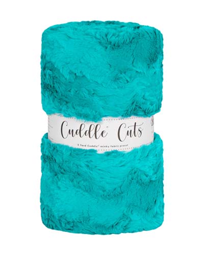 2 yard Luxe Cuddle - CutWild Rabbit - Glacier Teal - 58/60 wide