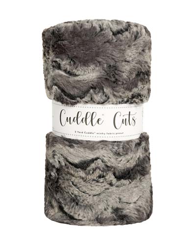 2 yard Luxe Cuddle - CutWild Rabbit - Nine Iron 58/60 wide