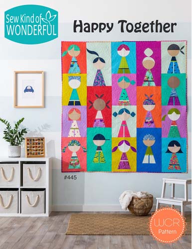 Happy Together - by Sew Kind of Wonderful - uses the wonder curve ruler