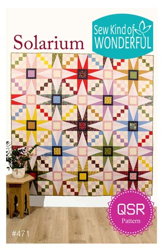 Solarium by Sew Kind of Wonderful - Uses the Quick Straight Ruler & Sew Square