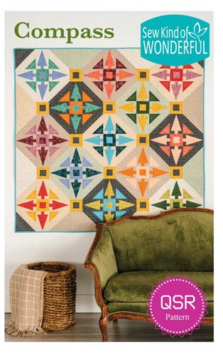 Compass by Sew Kind of Wonderful - Uses the Quick Straight Ruler & Sew Square