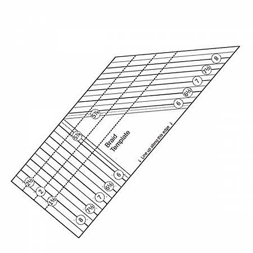 Braid Template - use to make braided quilts - by Kate Colleran Designs