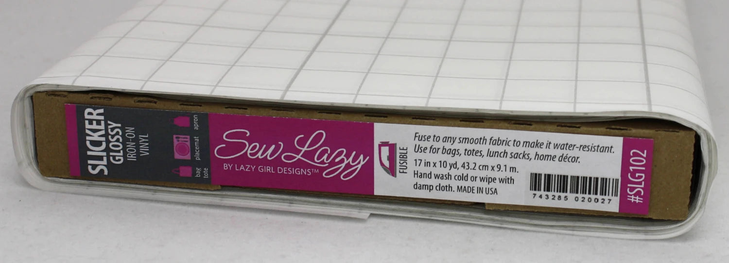 Sew Lazy - Slicker Iron-on vinyl - 17 inches wide - sold by the yard