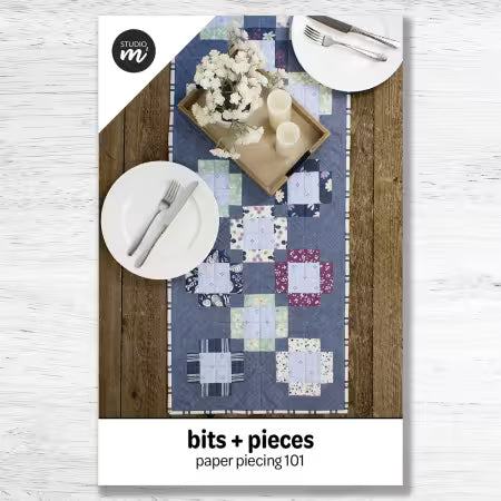 Bits and pieces pattern - paper piecing 101 - Studio M squared