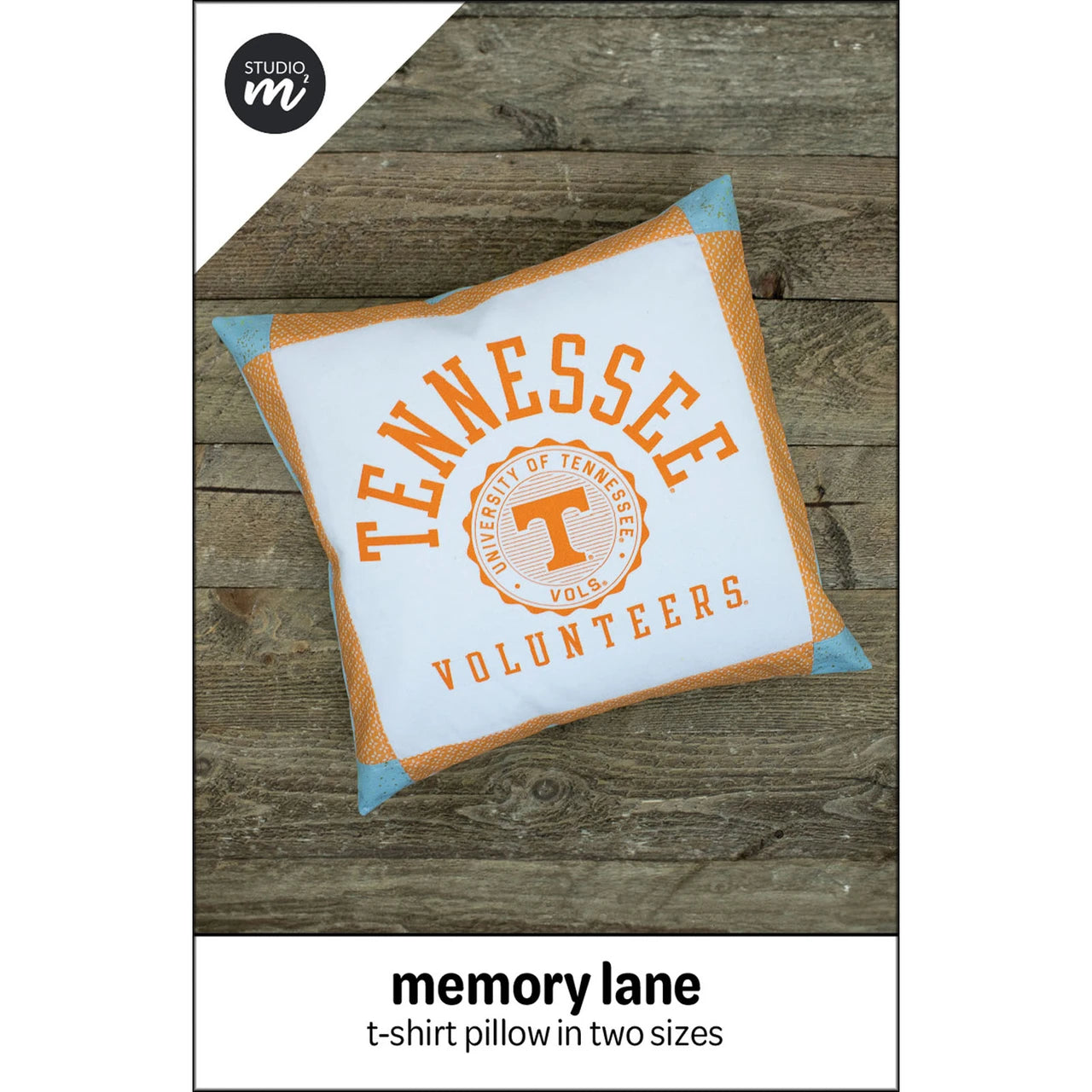 Memory Lane pattern - T-shirt pillow in two sizes - Studio M squared