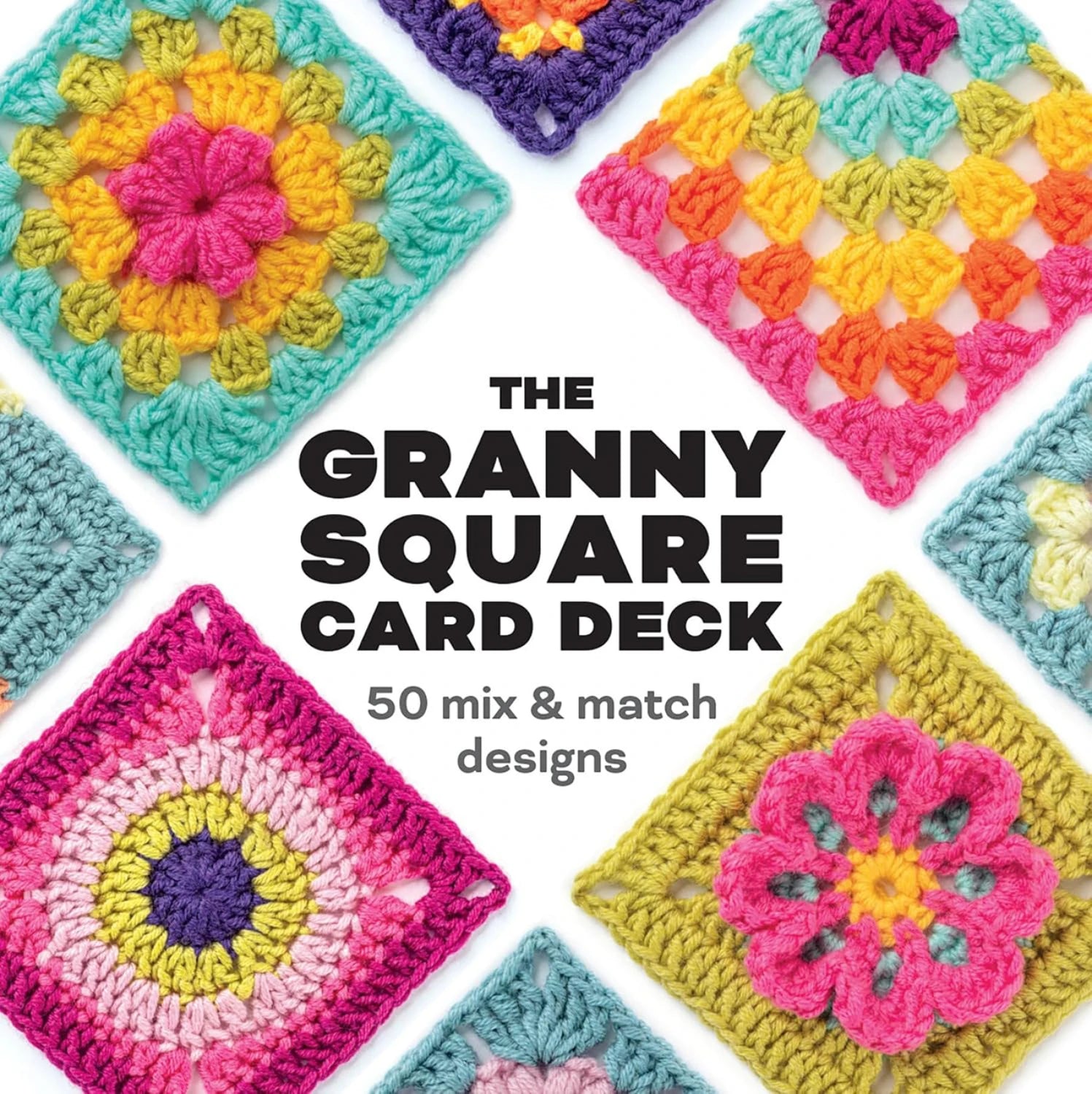 The Granny Square Card Deck - 50 mix & match designs - CROCHET
