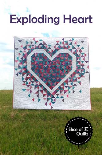Exploding Heart - large throw72 x 72