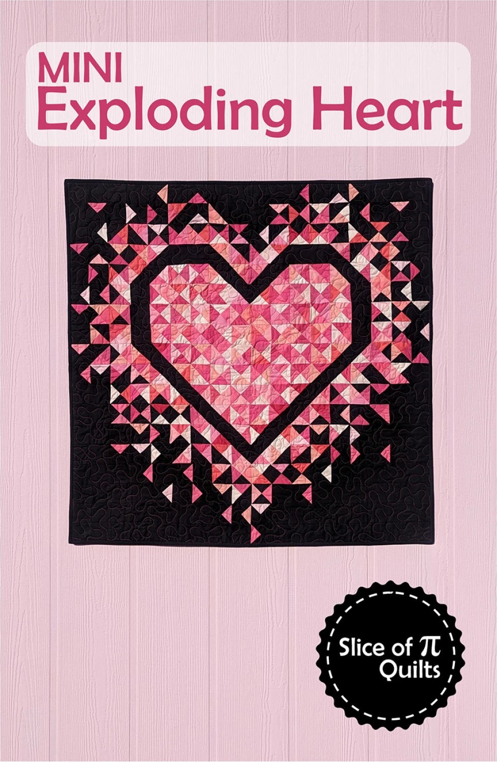 Mini Exploding Heart - baby/wall hanging  - incl. instructions for flag heart