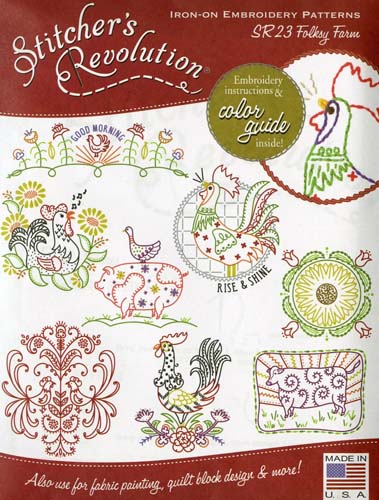 Stitcher's Revolution Embroidery Pattern - Folksy Farm #23