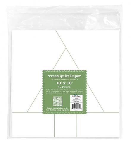 Lori Holt - Tree Quilt Paper - 42 10 inch squares