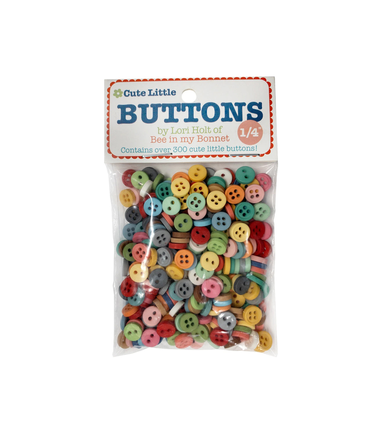Cute Little Buttons - 1/4 inch multi colored buttons - over 300 by Lori Holt