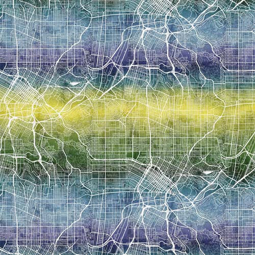 City Slicker - Grip Map - Ombre - white street maps on ombre