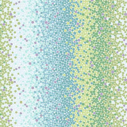 Neighborhood Association - Ombre Dots - Aqua Green -small ombre dots
