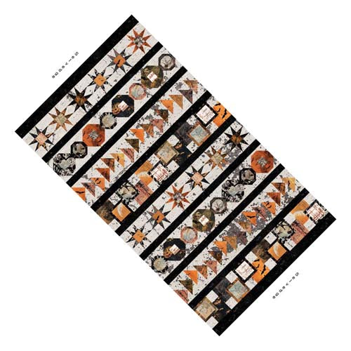 Scary Spice - Quilt Block Border - Sepia
