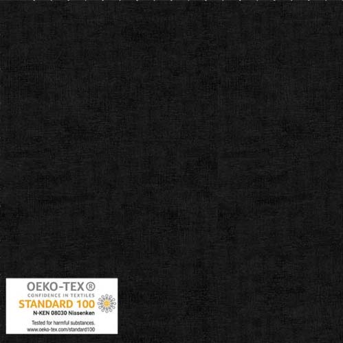 Melange Basics - Black on Black - black tonal blender