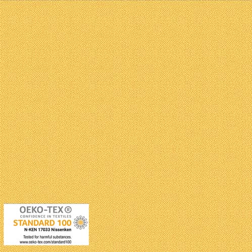 Petits Points - Dots - Yellow - tone on tone gold micro dots
