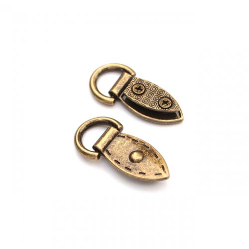 Sallie Tomato - Handbag Notions - 1/2" Decorative Mini Strap- Antique Brass