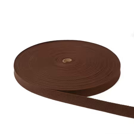 BROWN Polyester Webbing 1 in. x 50 yds - Sold by the yard