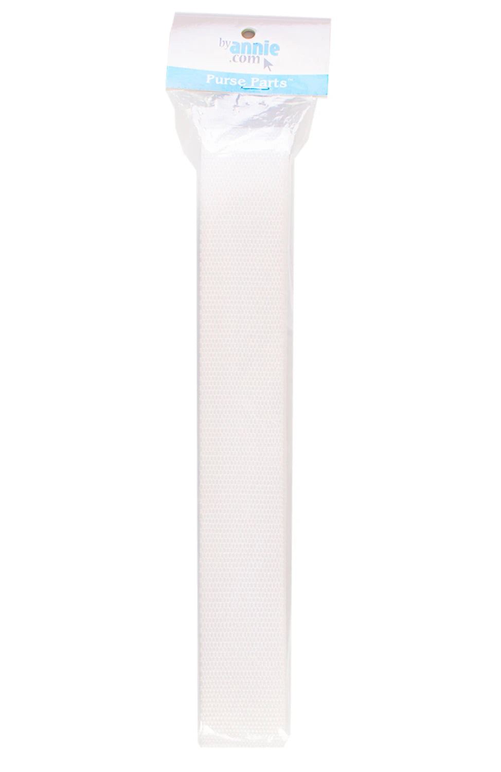 White Polypro strapping - 1.5 in. by 6 yards - byAnnie.com