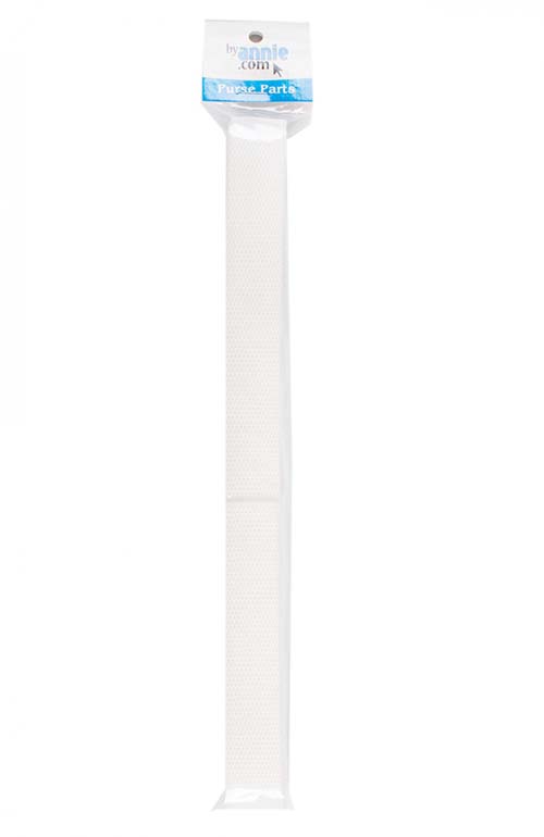 White Polypro strapping - 1 in. by 6 yards - byAnnie.com