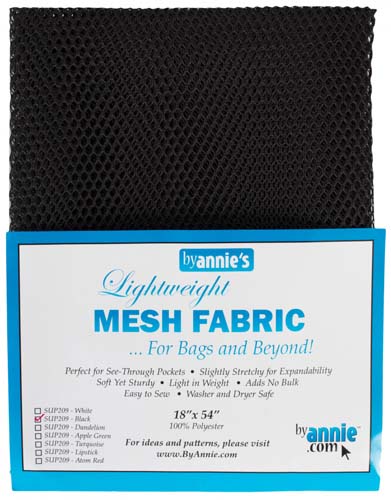Mesh lightweight BLACK - 18 x 54 - ByAnnie.com