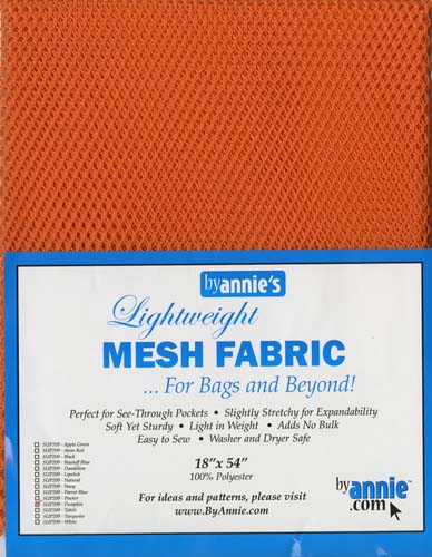 Mesh lightweight PUMPKIN - 18 x 54 - ByAnnie.com