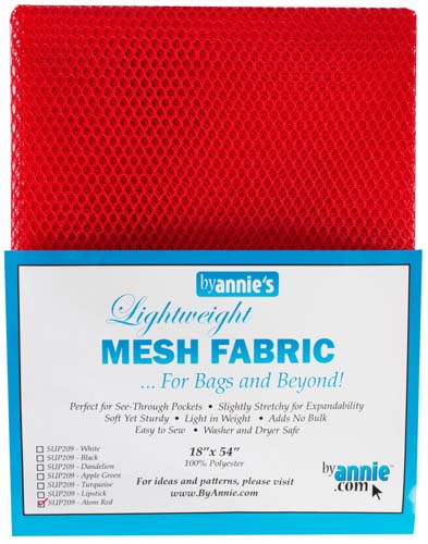 Mesh lightweight RED - 18 x 54 - ByAnnie.com