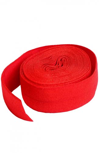 Fold Over Elastic - Atom Red - 3/4in x 2yd