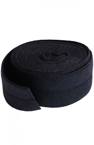 Fold Over Elastic-Black- 3/4in x 2yd