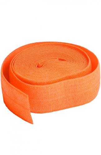 Fold Over Elastic - Pumpkin - 3/4in x 2yd