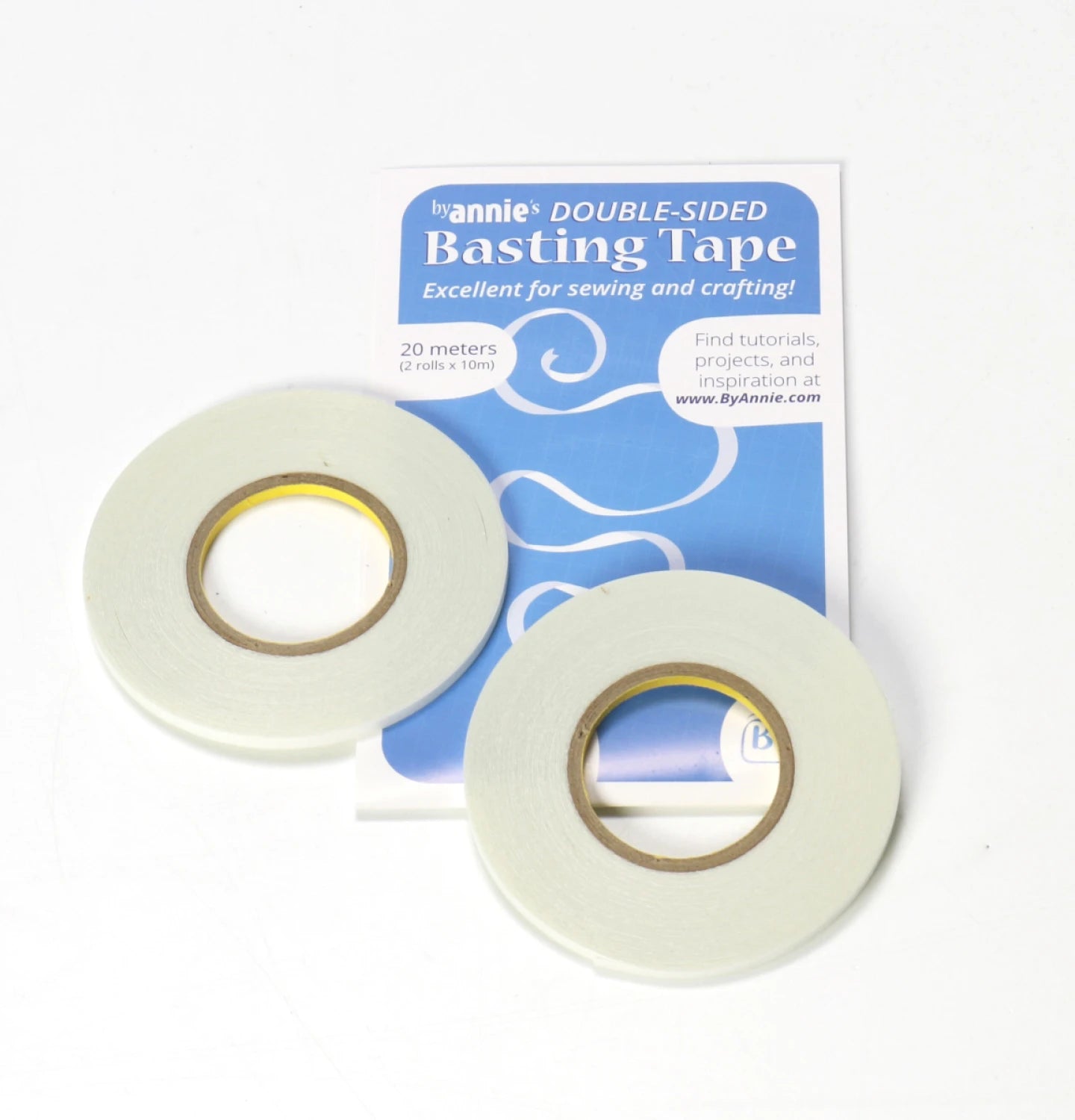 By Annie's - double sided basting tape - 2 rolls 3mm width x 10 m