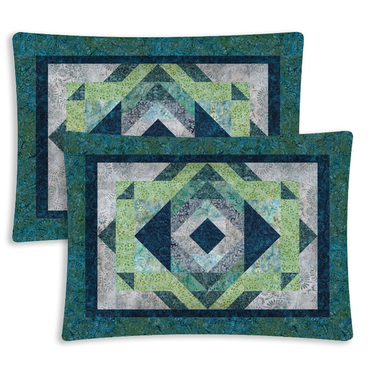 Shoreline Shams - incl. Fabric& Pattern (makes 2)