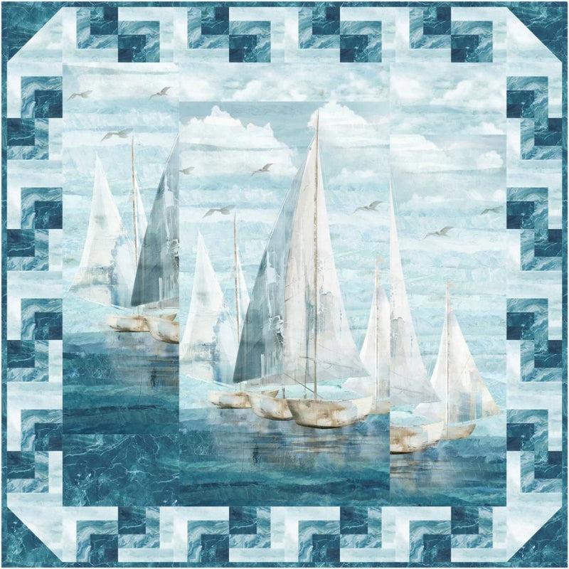 Split Reflection Quilt Kit - 50 x 50