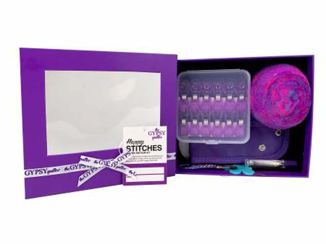 The Gypsy Quilter Happy Stitches Kit - includes pin cushion, clips, needles,etc