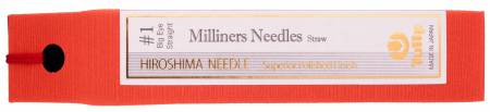 Milliners Straw Needles-#1- Big Eye-Straight-Hiroshima Needle From Tulip