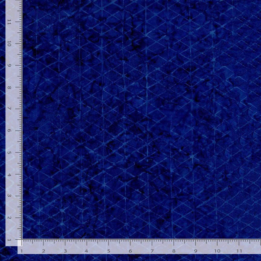 Radiant Meadow Batik  - Stars and Diamonds - Sky